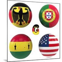 G Group of the World Cup-croreja-Mounted Art Print