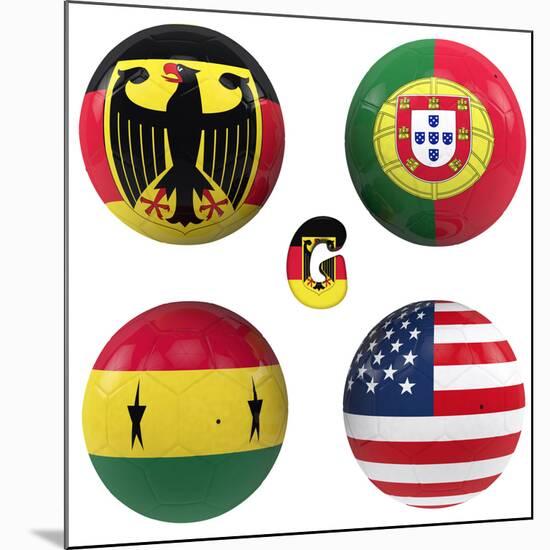 G Group of the World Cup-croreja-Mounted Art Print