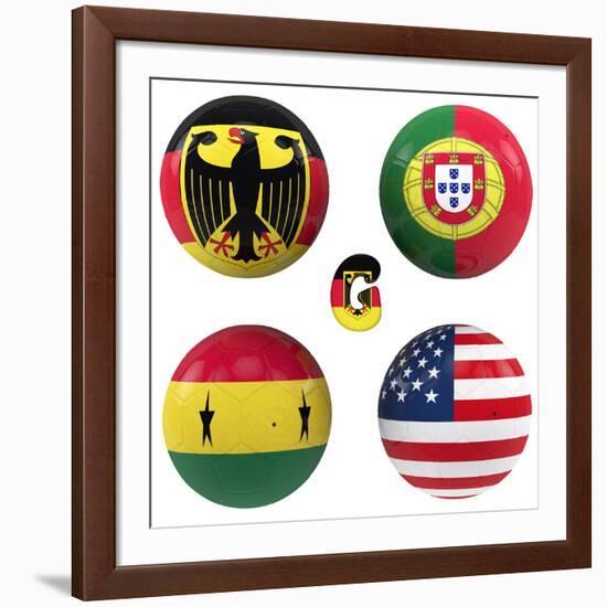 G Group of the World Cup-croreja-Framed Art Print