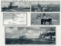 Battle of the Falkland Islands-G.h. Davis-Art Print