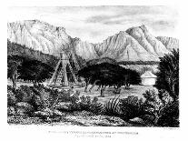 William Herschel's 20Ft Telescope Erected at Feldhausen, Cape of Good Hope, 1834-1838-G H Ford-Giclee Print