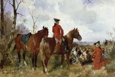 A Rest During the Hunt-G. Hans Buttner-Mounted Giclee Print