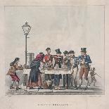 Street Breakfast, London, 1825-G Hunt-Giclee Print