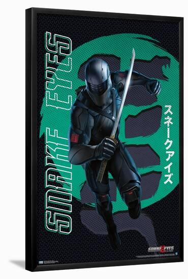 G.I. Joe: Snake Eyes - Green-Trends International-Framed Poster