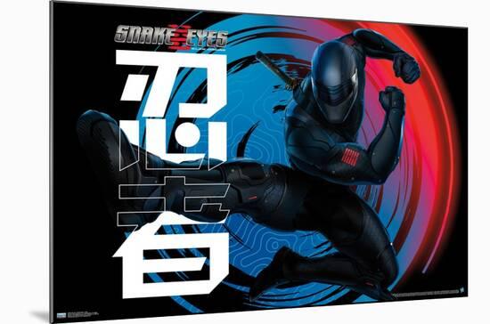 G.I. Joe: Snake Eyes - Kick-Trends International-Mounted Poster