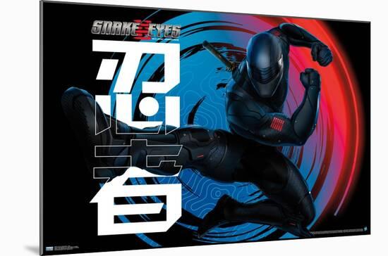 G.I. Joe: Snake Eyes - Kick-Trends International-Mounted Poster
