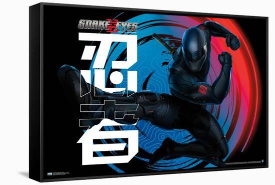 G.I. Joe: Snake Eyes - Kick-Trends International-Framed Stretched Canvas