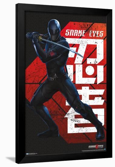 G.I. Joe: Snake Eyes - Pose-Trends International-Framed Poster