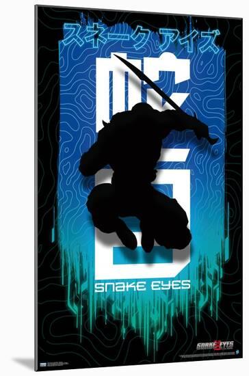 G.I. Joe: Snake Eyes - Shadow-Trends International-Mounted Poster