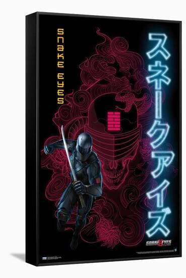 G.I. Joe: Snake Eyes - Skull-Trends International-Framed Stretched Canvas