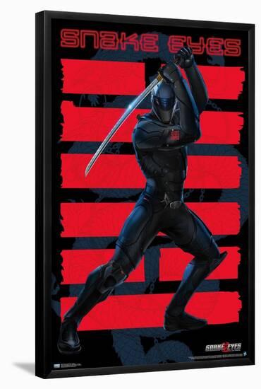 G.I. Joe: Snake Eyes - Sword-Trends International-Framed Poster