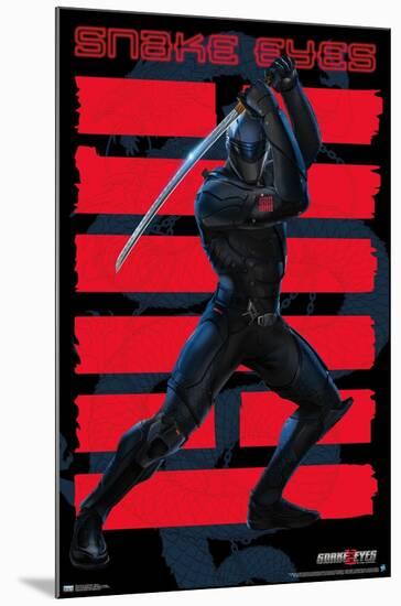 G.I. Joe: Snake Eyes - Sword-Trends International-Mounted Poster