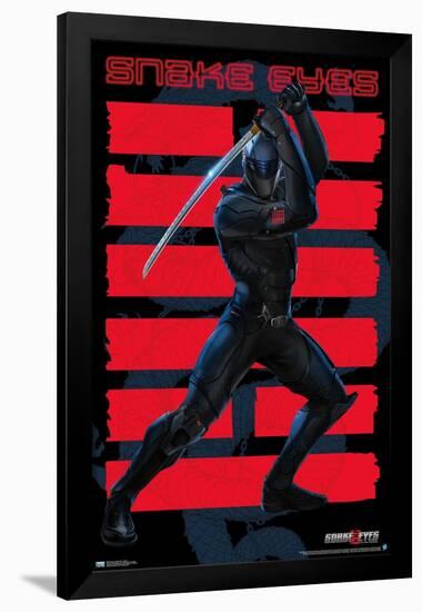 G.I. Joe: Snake Eyes - Sword-Trends International-Framed Poster