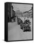 G.I.S Driving Jeeps Through the Streets-null-Framed Stretched Canvas