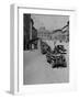 G.I.S Driving Jeeps Through the Streets-null-Framed Photographic Print