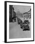 G.I.S Driving Jeeps Through the Streets-null-Framed Photographic Print