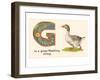 G is a Goose-null-Framed Art Print