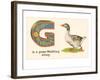 G is a Goose-null-Framed Art Print