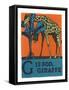 G is for Giraffe-null-Framed Stretched Canvas