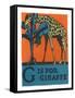 G is for Giraffe-null-Framed Stretched Canvas