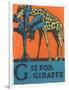 G is for Giraffe-null-Framed Art Print