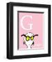 G is for Goggles (pink)-Theodor (Dr. Seuss) Geisel-Framed Art Print