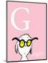 G is for Goggles (pink)-Theodor (Dr. Seuss) Geisel-Mounted Art Print