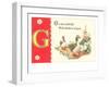 G is for Goose-null-Framed Art Print