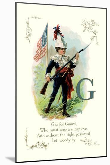 G is for Guard-null-Mounted Art Print