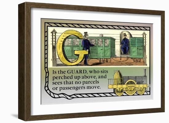 G is the Guard-null-Framed Art Print