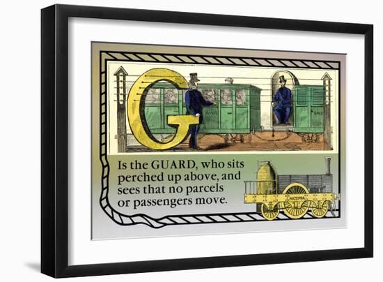 G is the Guard-null-Framed Art Print