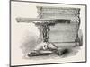 G.J. Morant, Table and Bookcase, 1851-null-Mounted Giclee Print