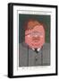 G K Chesterton - English Writer-Alick P.f. Ritchie-Framed Art Print