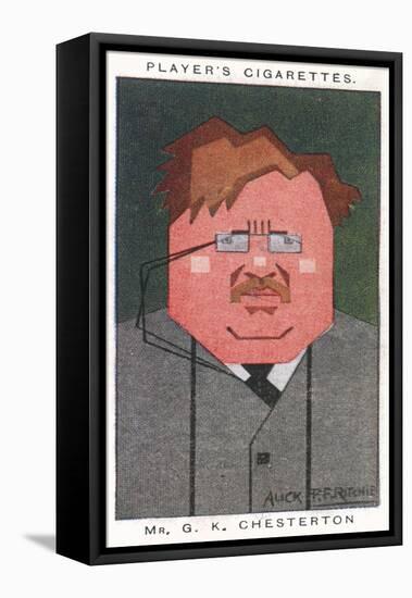 G K Chesterton - English Writer-Alick P.f. Ritchie-Framed Stretched Canvas
