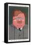 G K Chesterton - English Writer-Alick P.f. Ritchie-Framed Stretched Canvas