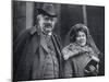 G. K. Chesterton with His Wife Frances Blogg-null-Mounted Giclee Print