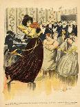 Satire of a Salon Musical Evening from the Back Cover of 'Le Rire', 17th December 1898-G. Kadell-Stretched Canvas