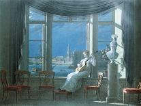 At the Window on a Moonlit Night, 1822-G. Koch-Stretched Canvas