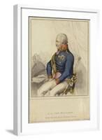 G L Von Blucher, Field Marshal of the Prussian Forces (1742-1819)-German School-Framed Giclee Print