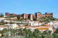Silves Skyline with the Moorish Castle and the Cathedral, Silves, Algarve, Portugal, Europe-G&M Therin-Weise-Photographic Print