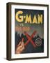 G-Man Vs the Red X Book Cover-null-Framed Art Print