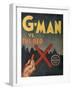 G-Man Vs the Red X Book Cover-null-Framed Art Print