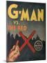 G-Man Vs the Red X Book Cover-null-Mounted Art Print