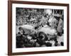 G Marzotto in a 4.1 Ferrari, Taking Part in the Mille Miglia, 1953-null-Framed Photographic Print