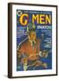 G-Men, FBI Detectives Pulp Fiction Magazine, USA, 1935-null-Framed Giclee Print