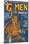 G-Men, FBI Detectives Pulp Fiction Magazine, USA, 1935-null-Mounted Giclee Print