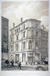 Dunstan House, on the Corner of Fleet Street and Whitefriars Street, City of London, C1842-G Moore-Framed Giclee Print