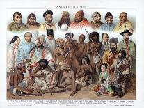 Asiatic Races, 1800-1900-G Mutzel-Stretched Canvas