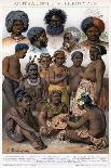 Asiatic Races, 1800-1900-G Mutzel-Giclee Print