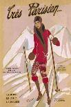 What the Elegant Frenchwoman is Wearing on the Slopes This Winter-G.p. Joumard-Mounted Art Print